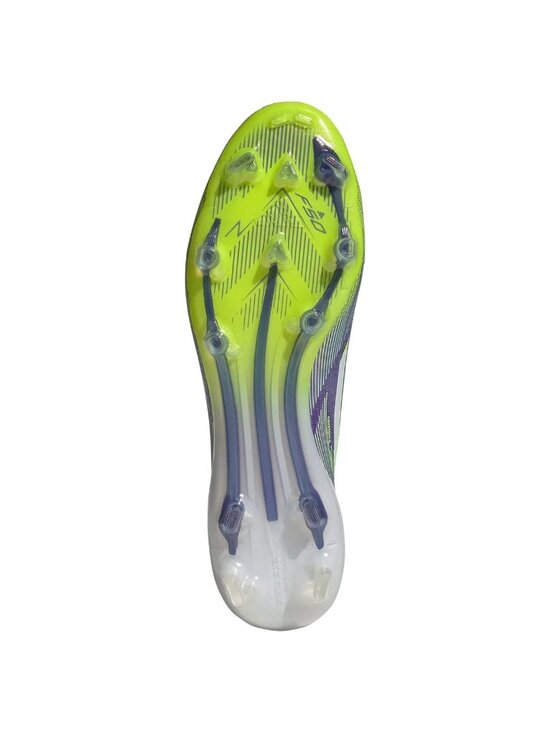 adidas F50 Elite Laceless FG Unisex 10m/11w Soccer Cleat Purple Green JH7628 NEW main image 5